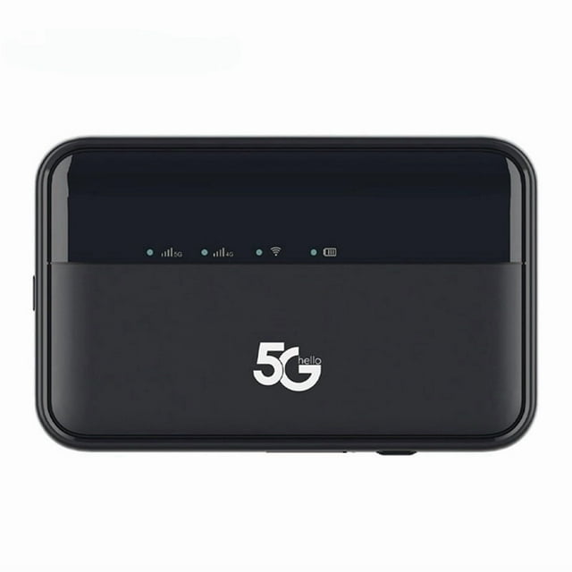 Enrutador 5G Desbloqueado, Módem MiFi, Punto de Acceso Móvil, Enrutador WiFi con Ranura para Tarjeta SIM, Enrutador WIFI6 Inalámbrico de 10000 MAh, Versión EAU