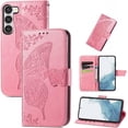 thumbnail image 5 of Fashion Charming Butterfly pattern PU+TPU Phone case With Wallet Card Holder For Samsung Galaxy A11 A21 A31 A51 A71 A20 A30 A40 A50 S 4G 5G Cover Skin-friendly Shockproof Bumper(Blue,A50/A50S), 5 of 8
