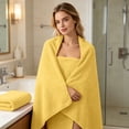 thumbnail image 4 of Yhmxh Large Ribbed Microfiber Bath Towel, 55.1x27.6in Ultra Soft Quick Dry Absorbent Bath Sheet, Oversized Plush Coral Fleece Towel for Shower, Spa, Gym, Travel and Beach (Machine washable), 4 of 6