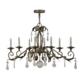 thumbnail image 4 of Meyda Tiffany 143961 Long Windsor 8 Light 17" Wide Crystal Candle Style Chandelier -, 4 of 5