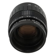 M Buder 35mm f/1.7 Manual Focus Prime Lens, C Mount Mirrorless Camera Lens, Large Aperture Telecine Lens for Photography (1.38 inches / 35 mm Focus Length) - Black Color Edition