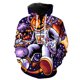 thumbnail image 1 of Sudadera con capucha y cremallera para hombre, diseño de astronauta de dibujos animados, estilo hip hop, con estampado 3D, manga larga y capucha, para primavera, 1 of 6