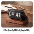 Numerals Display LeeQinersw Vintage Style Flip Clock Mechanical Desk Display Large Easy ...