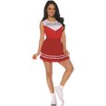 thumbnail image 1 of Classic Cheerleader Women's Costume - Red - Medium, 1 of 1