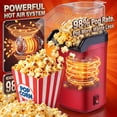 thumbnail image 7 of Electric Popcorn Maker, Oil-Free Hot Air Popcorn Popper with 1200W, No Oil Needed, Healthy and Delicious Snack for Kids, Adults, 7 of 7