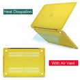 thumbnail image 4 of Mosiso Hard Shell Case For MacBook Pro 16 inch 2019 Release A2141 with Touch Bar & Touch ID , Ultra Slim Hard Case Protective Cover for New MacBook Pro 16", Yellow, 4 of 6
