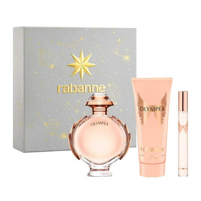 SET OLYMPEA 3PZS 80ML EDP SPRAY/ BODY LOTION 100ML/ 10ML EDP SPRAY