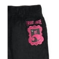 thumbnail image 2 of Nightmare Before Christmas Girls Plush Wide Leg Sweatpants with Embroidery, Sizes 4-16, 2 of 3