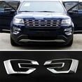 thumbnail image 2 of Chrome Accessories Front Fog Lamp Cover Trim 2 Pcs For Ford Explorer 2016 - 2017, 2 of 5