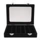 thumbnail image 2 of collar de joyas de terciopelo de madera anillo caja de almacenamiento caja Negro Zulema Caja de almacenamiento de joyería, 2 of 8
