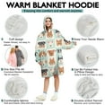 thumbnail image 5 of Lovely Dog Breeds Wearable Oversized Blanket,Wearable Blanket Hoodie for Adults,Cozy Hooded Blankets with Super Pockets,Super Warm Fuzzy Pullover for Women & Men, 5 of 6