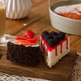 thumbnail image 3 of Yingyy 2piece Bakery Model Cake Fruit with realistic fruit Simulation Model Suction 2pack/lot Food Prop Triangular Mousse Bakery, 3 of 6