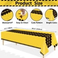 thumbnail image 5 of 4 Pack Construction Themed Party Tablecloth, 5 of 8