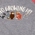 thumbnail image 3 of Disney - Peter Pan - No Growing Up - Tricksters - Toddler And Youth Raglan Graphic T-Shirt, 3 of 6