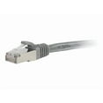 thumbnail image 4 of C2G 10ft Cat5e Snagless Shielded (STP) Ethernet Network Patch Cable - Gray - Patch cable - RJ-45 (M) to RJ-45 (M) - 10 ft - STP - CAT 5e - molded, stranded - gray, 4 of 5