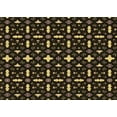 thumbnail image 1 of Ahgly Company Machine Washable Indoor Rectangle Transitional Night Black Area Rugs, 6' x 9', 1 of 7