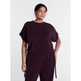 thumbnail image 2 of Avia Women's Scubaknit Top, Size XS-XXXL, 2 of 6