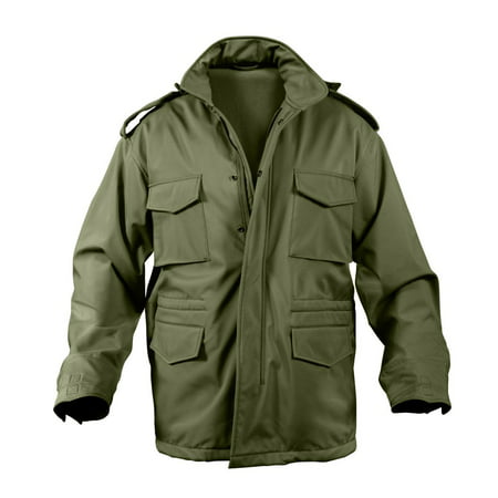 Rothco Soft Shell Tactical M-65 Field Jacket, Military Style, Olive