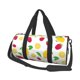 thumbnail image 1 of Fotbe Strawberry and Lemon Bolsa Deportiva de Lona Plegable con Estampado, Bolsa de Gimnasio con Bolsillo Seco/Húmedo, Bolsa de Viaje Ultraligera de Gran Capacidad, 1 of 6