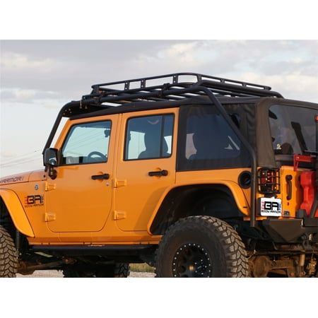 Body Armor JK-6128 Roof Rack Fits 07-18 Wrangler (Best Jeep Jk Roof Rack)