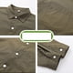 thumbnail image 4 of Blusa y camisa de manga larga con cuello vuelto para hombre, color liso, con botones y cuello vuelto, cárdigan de manga larga, blusa de poliéster para hombre, 4 of 9