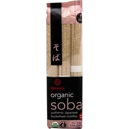 HAKUBAKU, ORGANIC SOBA BUCKWHEAT NOODLES