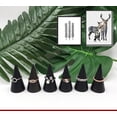 thumbnail image 4 of New Fashion Solid Wooden Cone Ring Holder Storage Shooting Props Vintage Trinket Black Jewelry Organizer Display Stand Rack Wood-2.9x5cm, 4 of 6