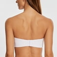 thumbnail image 2 of MELENECA Strapless Bra Minimizer with Underwire for Women White 36C, 2 of 5