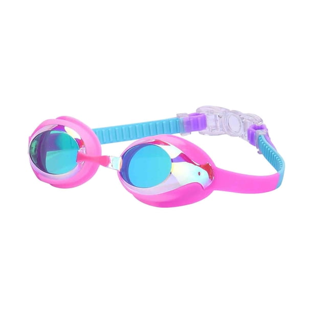 Gafas de natación cómodas para niños y niñas, con correas.
