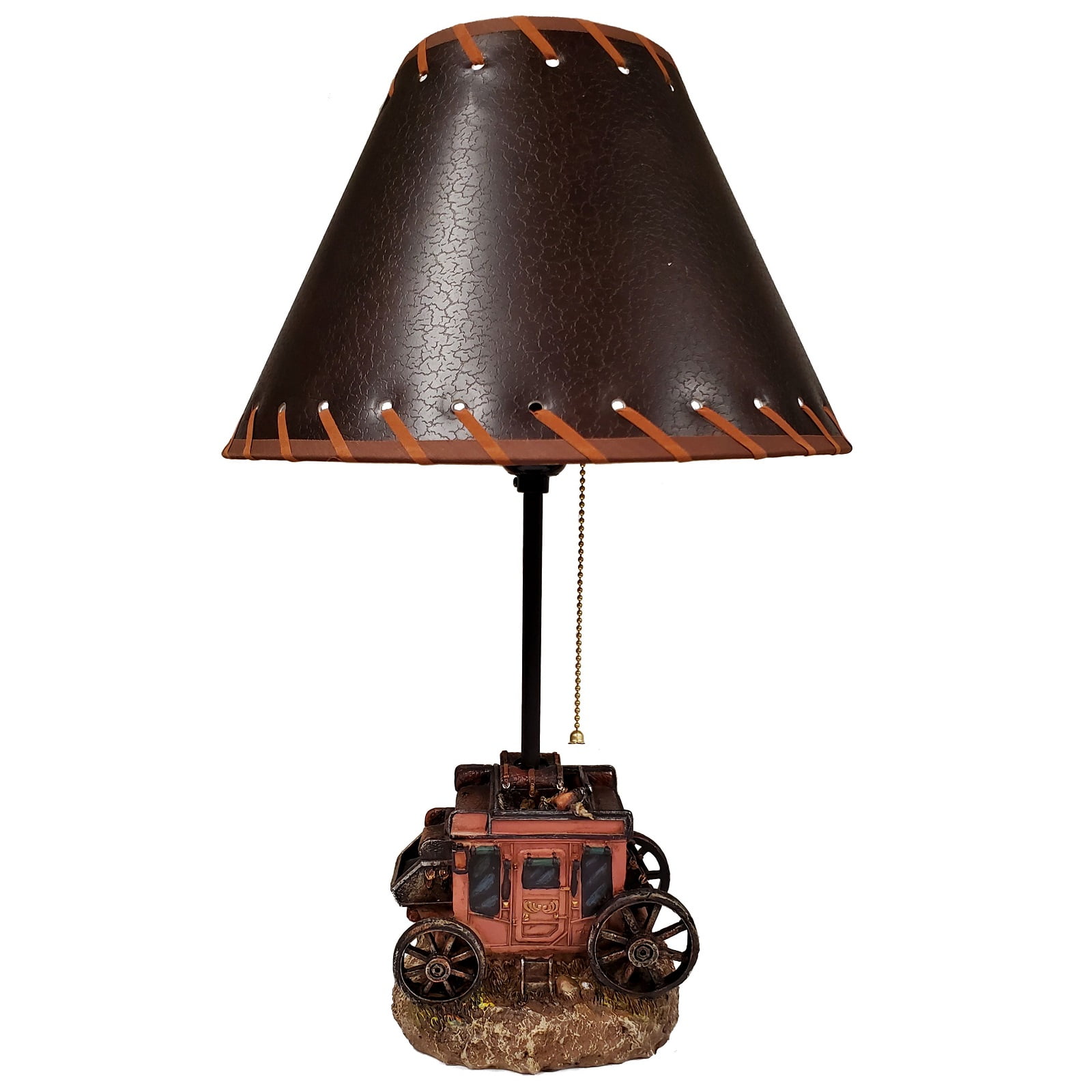 western wagon table lamp