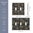 thumbnail image 3 of Dailycode Light Switch Plate Covers 3 Gang Wall Plate Plastics Outlet Covers for Kitchen Home Office Decor Happy Black Cats, 3 of 8