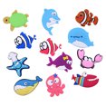 thumbnail image 1 of 12PCS Sea Animal Fridge Magnet Creative Calendar Magnet Ocean Animal Magnet, 1 of 10
