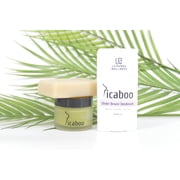 LA PAREA WELLNESS Handmade Deodorant Balm Set with Matcha Butter, Coconut Oil, Herbal Smell, 1 Oz