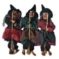 thumbnail image 1 of Halloween Ornament KTV Cloth Voice Control Witch Party Decoration with Light for House, 1 of 7