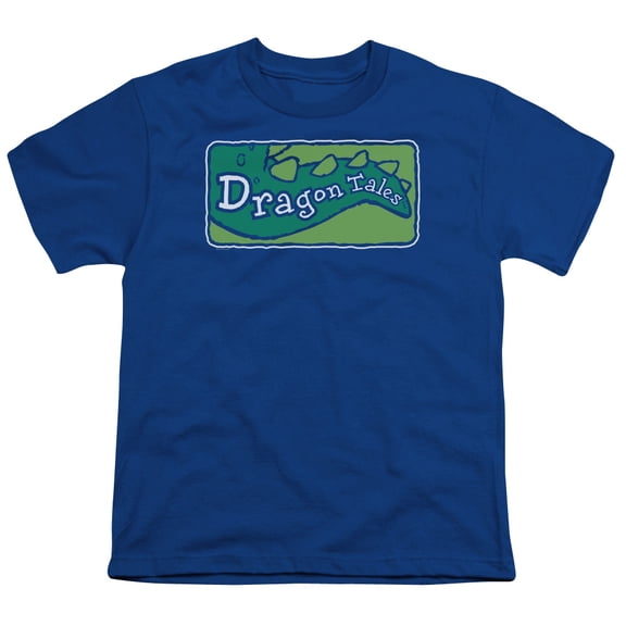 Dragon Tales - Logo Distressed - Youth Short Sleeve Shirt - X-Large