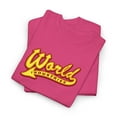 thumbnail image 3 of Big Leagues Flame World Industries 2000s Skateboard Vintage Classic TShirt Print - Heliconia / S, 3 of 5