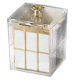 thumbnail image 1 of Qtip acrylic holder, excluding other items, cotton swab holder, bathroom jars with lids, apothecary jar dispenser for cotton ball, cotton swab, round cotton swabs, dental floss, 1 of 5