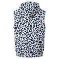 thumbnail image 5 of FENGYOU Mens Sleeveless Zip Up Hoodie Vest Casual Athletic Hooded Jacket with Leopard Print Lightweight Fleece Outerwear Sky Blue XL, 5 of 5