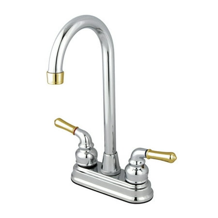 UPC 663370000546 product image for Kingston Brass KB49 Magellan Centerset Bar Faucet with Metal Lever Handles | upcitemdb.com