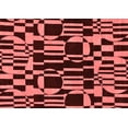 thumbnail image 1 of Ahgly Company Machine Washable Indoor Rectangle Abstract Red Modern Area Rugs, 3' x 5', 1 of 4