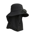 thumbnail image 4 of MERIGLARE Outdoor Hat with Fan Breathable with Face Neck Cover Flap Sun Protection Hat Black, 4 of 9