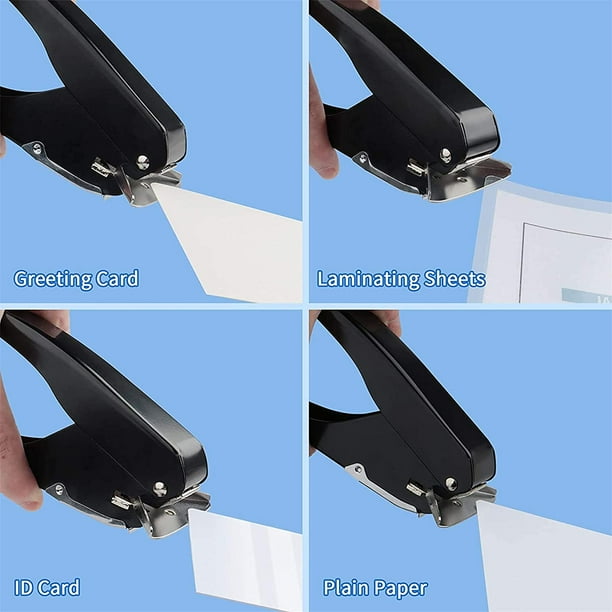 Cortador de esquinas redondeado, punzón redondeado de esquinas redondas de alta resistencia para manualidades de papel, laminación de álbumes de recortes, 1 pieza LingWen 8390615919418