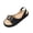 Shoes # Black, variant on Samdudou Slip On Sandals for Women Open Toe Flatform Slingback Wedges Polka Dot Print Dazzling Rhinestone Bow Detail Casual Summer Vacation Evening Dressy Shoes