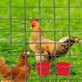 thumbnail image 3 of Oiur 10 Pcs Chicken Cage Cups Hanging Feeding Cups Bird Food Bowls Bunny Cage Feeding Bowl for Pet Parrot Poultry Pigeon Wire Cage,Red, 3 of 7