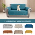 thumbnail image 5 of SHANNA 1/2/3 Seater Quilted Sofa Couch Cover Pad Water Resistant Slipcover Furniture Protector Pet Mat for Kids Dogs Pets(Deep Blue）, 5 of 11