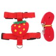 thumbnail image 1 of 1 Set Small Pet Harness Decorative Bunny Harness Summer Rabbit Leash Harness, 1 of 9