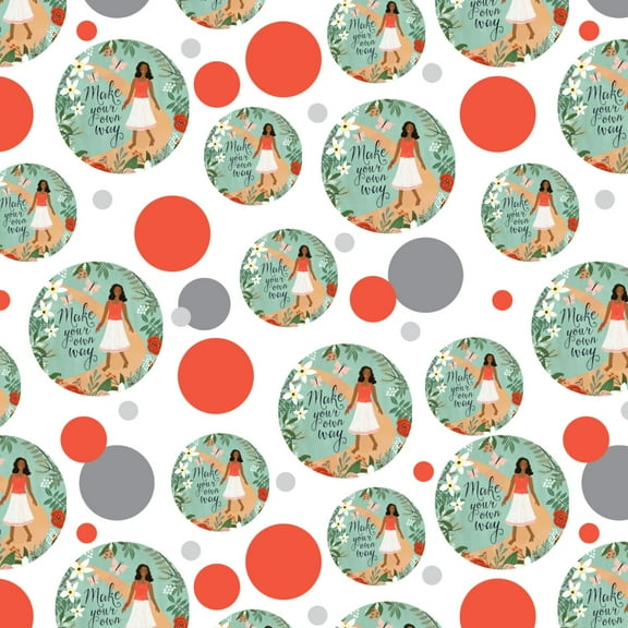 Make Your Own Way Inspirational Premium Gift Wrap Wrapping Paper Roll