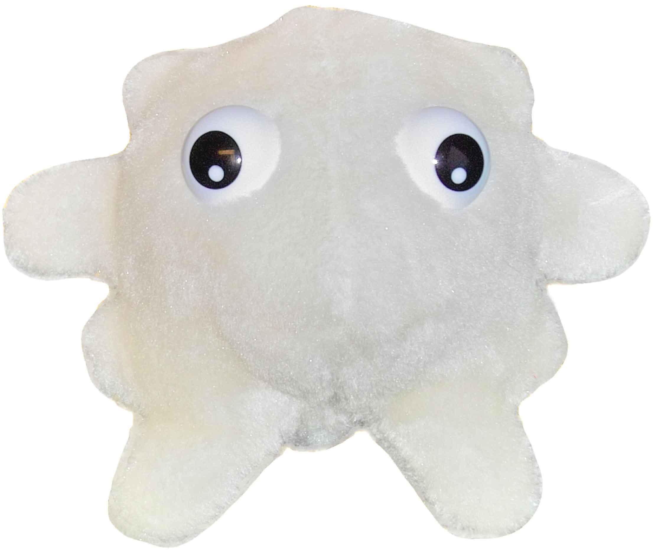 Knick Knack Toy Shack Giant Microbes Plush Toys for kids - White Blood Cell  (Leukocyte) 