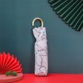 thumbnail image 1 of Compact Folding Umbrella, Cute,Easy Carrying Travel Rain Umbrella, Magnolia Off-White, 1 of 6