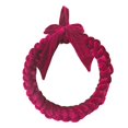 thumbnail image 1 of Adorno colgante de corona de terciopelo navideño, corona navideña para puerta de entrada, decoración navideña para fiestas navideñas, decoración del 35 x 35 x 5 cm, 1 of 9